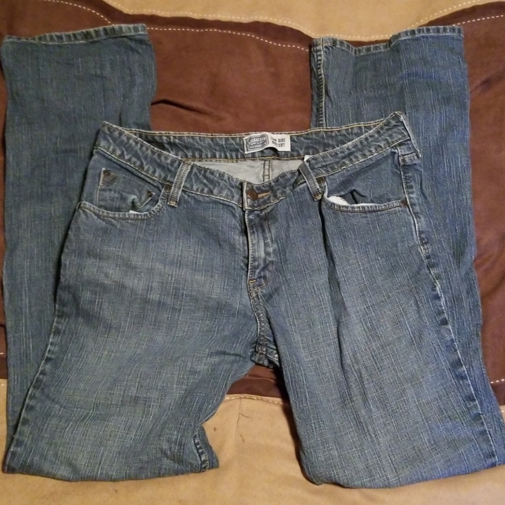 Bootcut long jeans